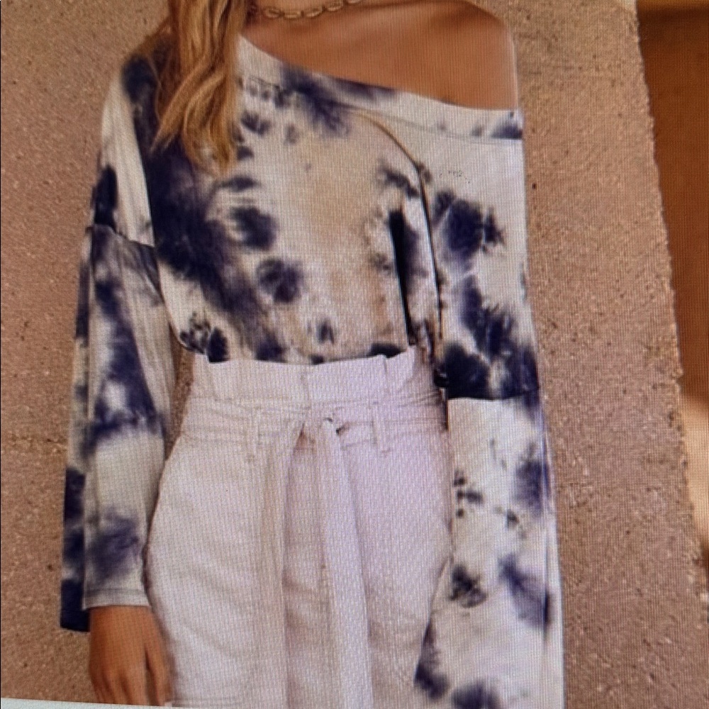 Free People Splendor in the Grass Cream Belted Mini Skirt pleated tie waist Sz 2